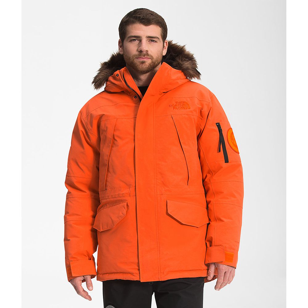 The North Face Parka Mens Australia - The North Face Expedition Mcmurdo Red Orange Mcmurdo (RHN-6539